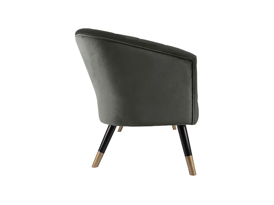 Royal - Canapé 2 places en velours - Couleur - Vert kaki