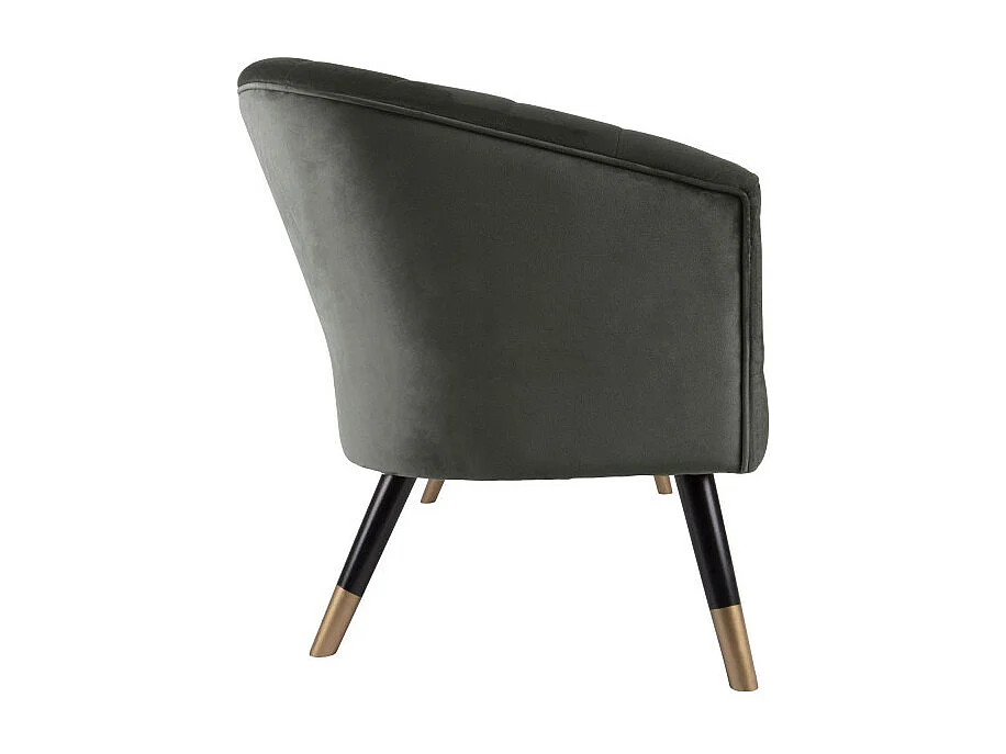 Royal - Canapé 2 places en velours - Couleur - Vert kaki