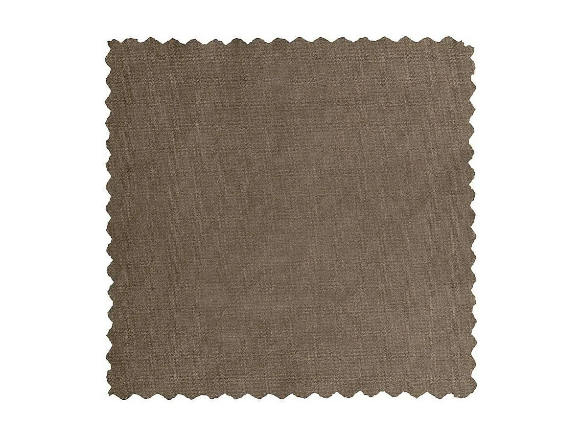 Statement - Canapé d'angle droit velours - Couleur - Taupe