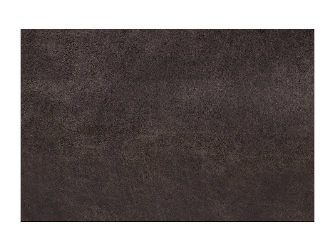 Bean - Canapé d'angle gauche 4 places en similicuir - Noir