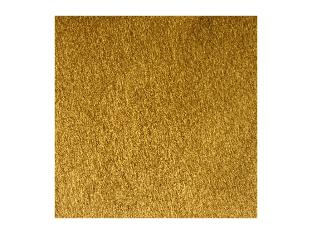 Villabon - Canapé 4 places en velours pieds tournés - Jaune moutarde