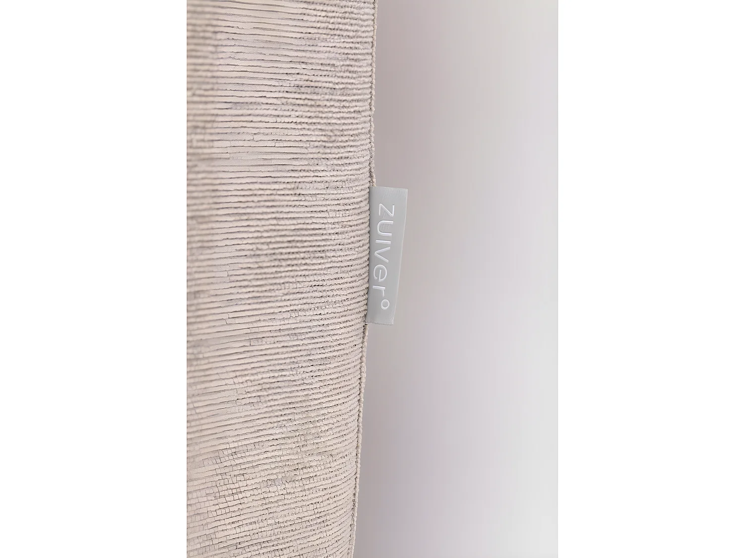 Summer - Canapé droit 5 places en tissu et pieds en métal - Beige