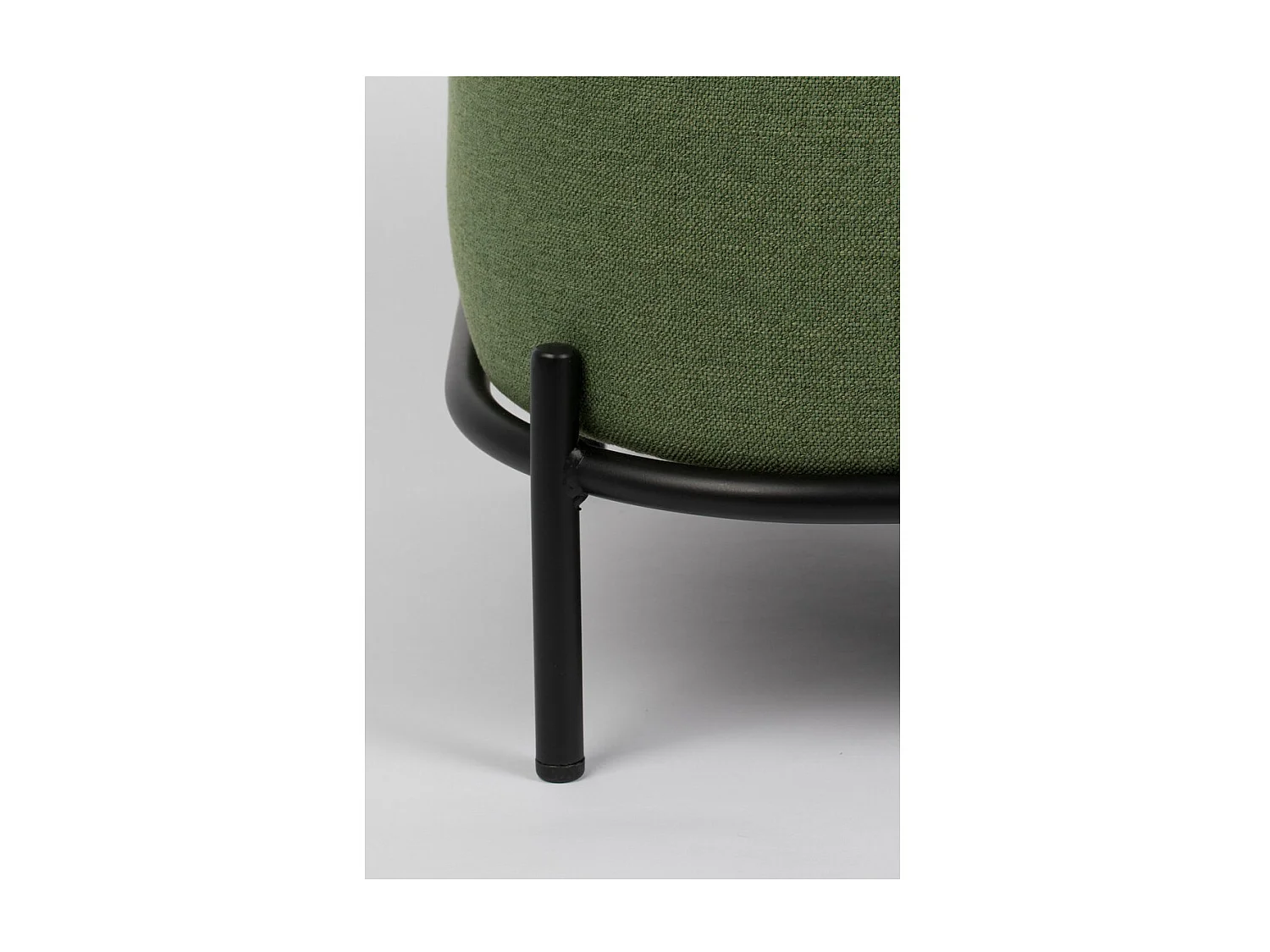 POLLY - Petit canapé en tissu polyester vert