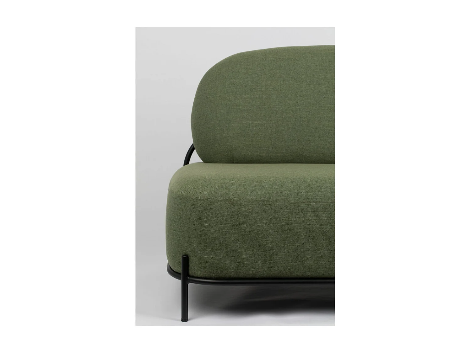 Polly - Banquette 2 places en tissu : Couleur - Vert