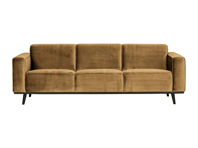 Statement - Canapé 3 places en velours - Bronze