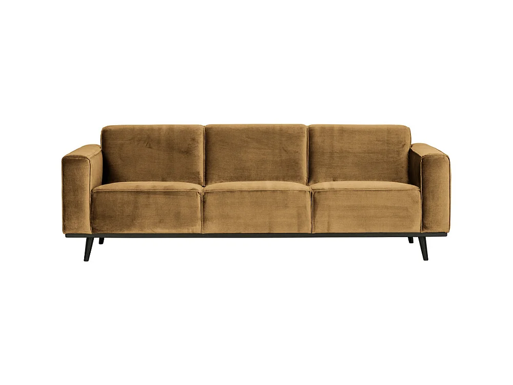 Statement - Canapé 3 places en velours - Bronze