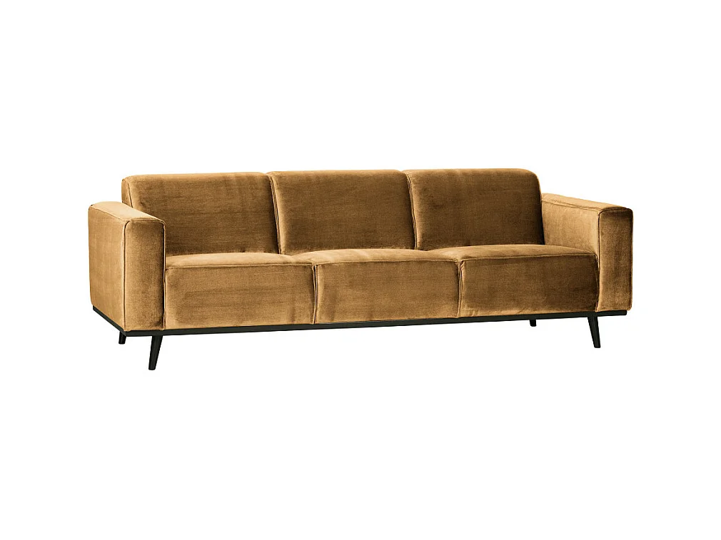 Statement - Canapé 3 places en velours - Bronze