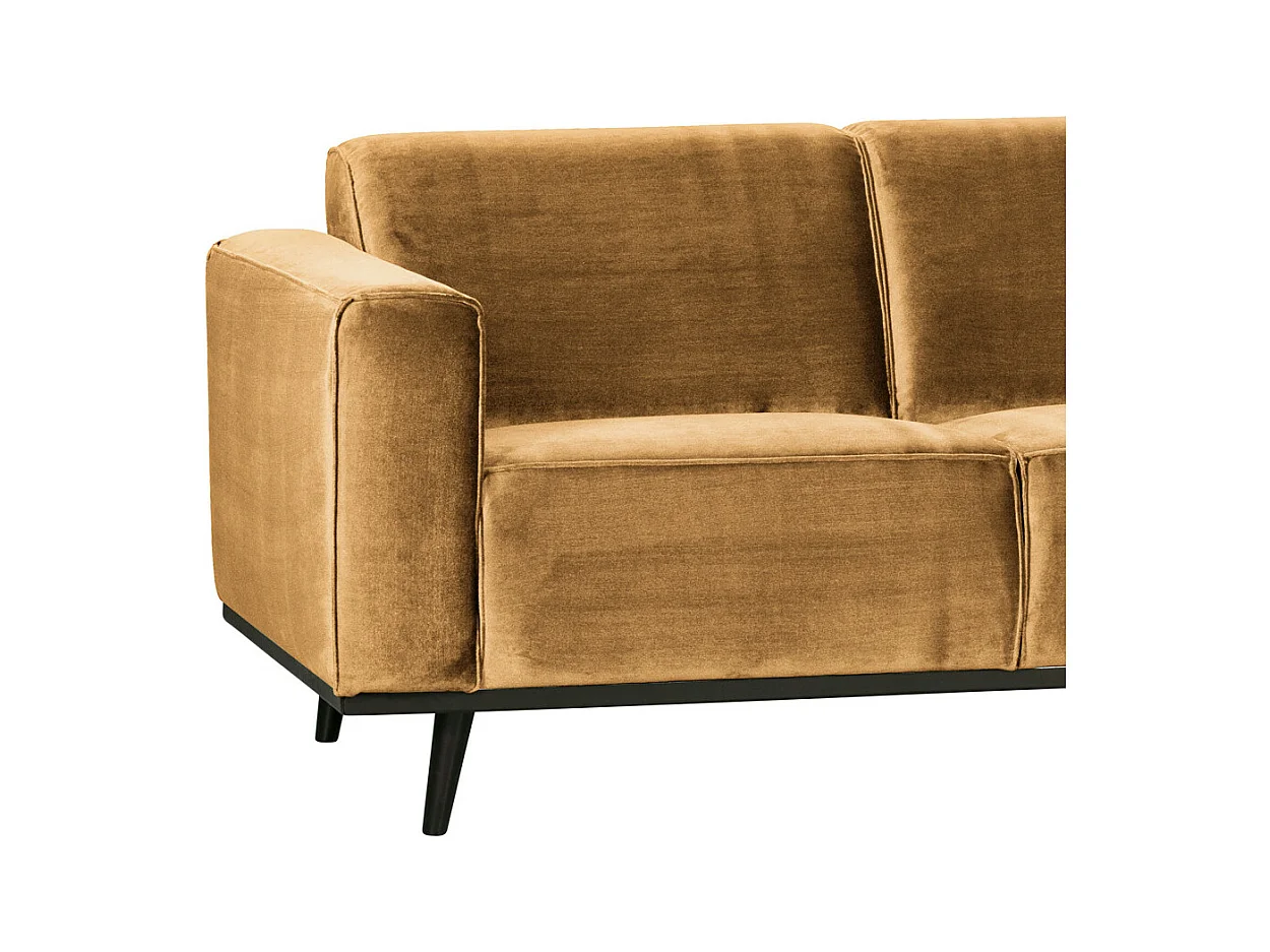 Statement - Canapé 3 places en velours - Bronze