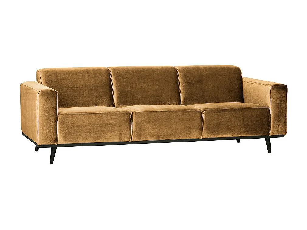 Statement - Canapé 3 places en velours - Bronze