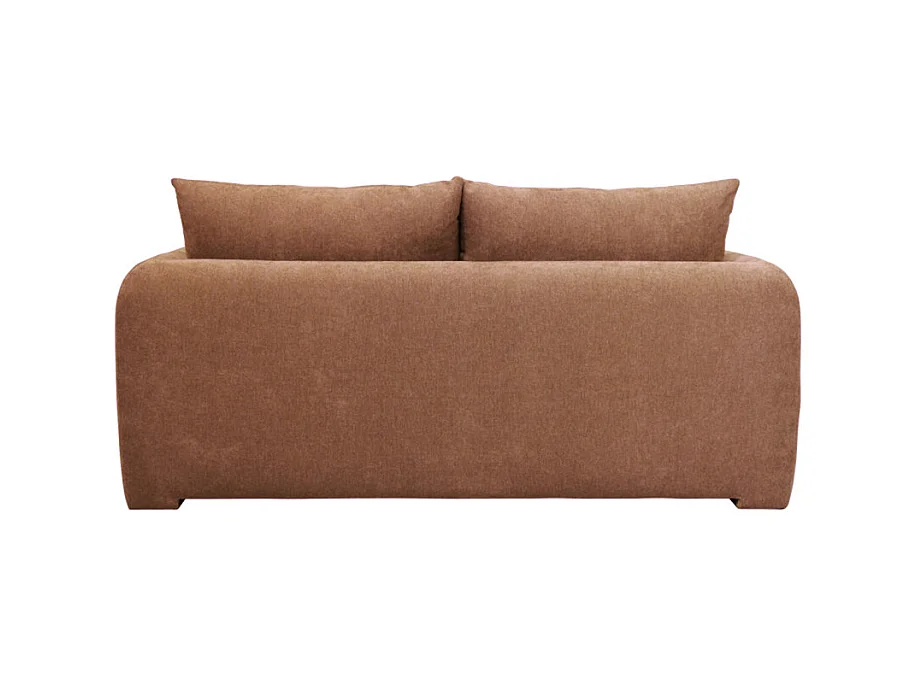 Wiame - Canapé 2,5 places en tissu - Terracotta