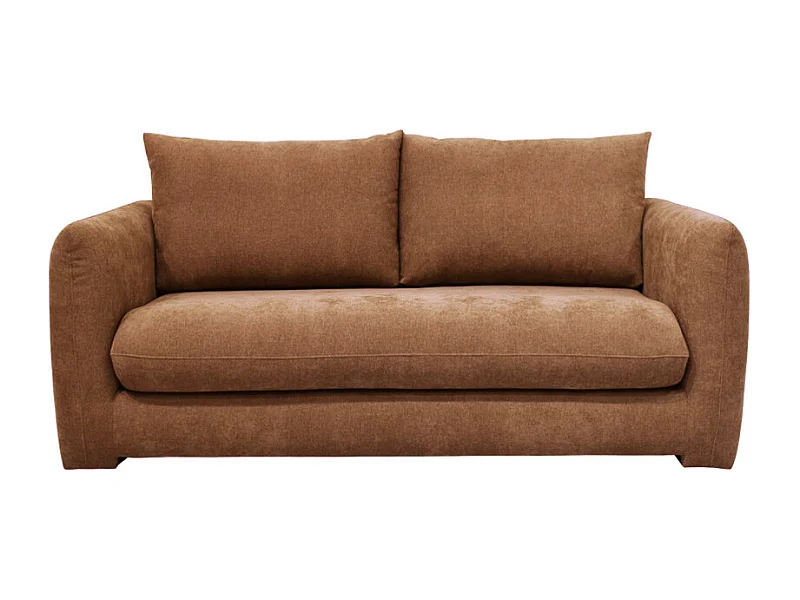 Wiame - Canapé 2,5 places en tissu - Terracotta