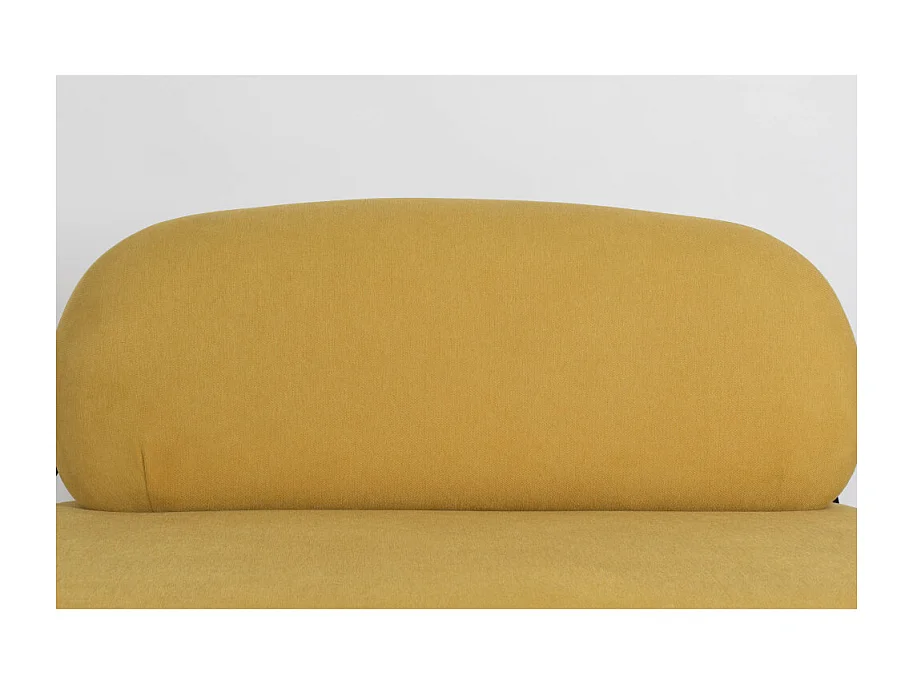 Polly - Banquette 2 places en tissu : Couleur - Jaune