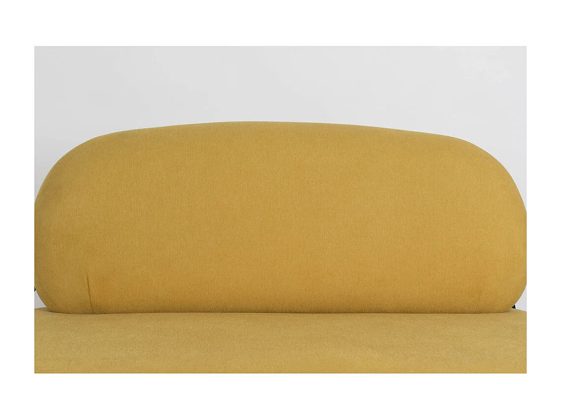 Polly - Banquette 2 places en tissu : Couleur - Jaune