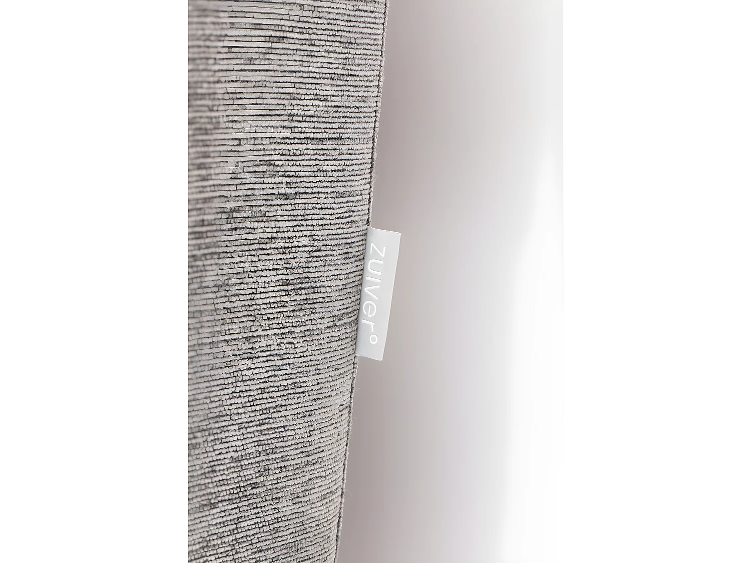 Summer - Canapé droit 5 places en tissu et pieds en métal - Gris