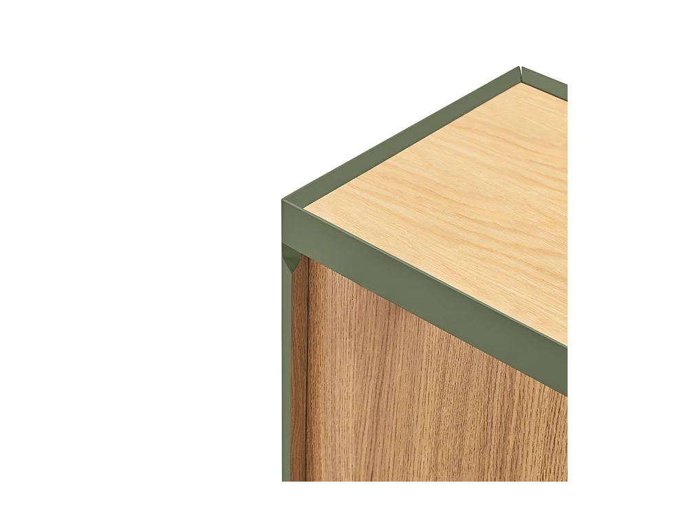 Arista - Casier à bouteilles en bois - Vert amande