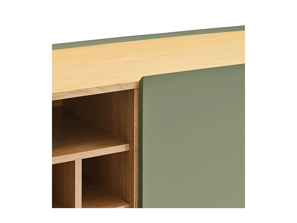 Arista - Casier à bouteilles en bois - Vert amande