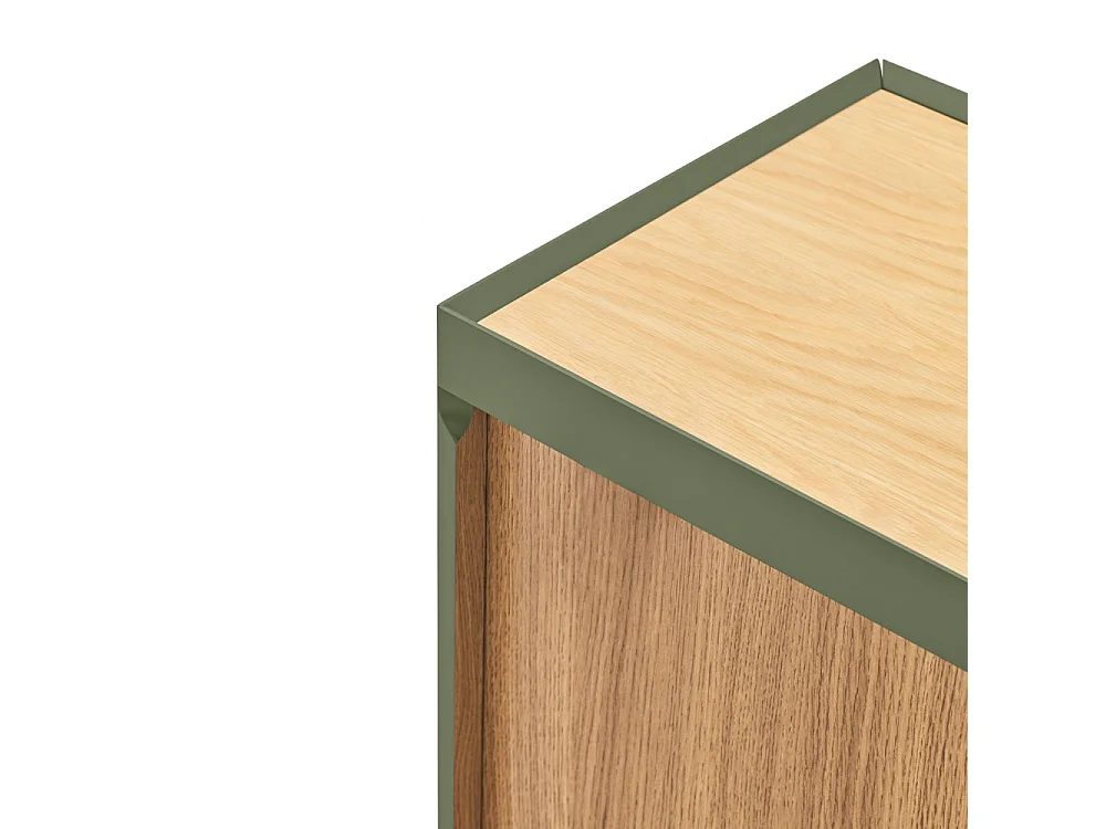 Arista - Casier à bouteilles en bois - Vert amande