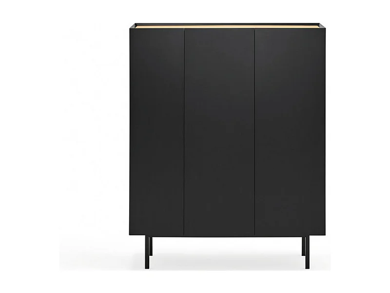 Arista - Casier à bouteilles en bois - Noir