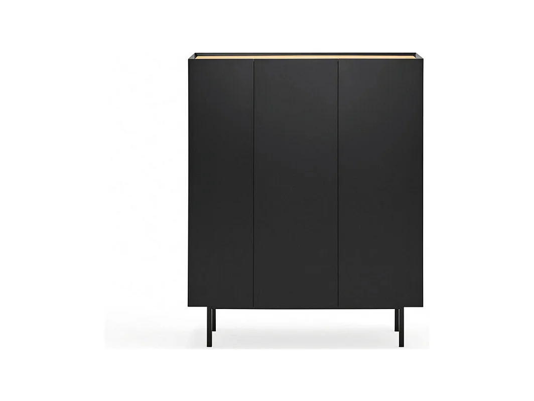 Arista - Casier à bouteilles en bois - Noir