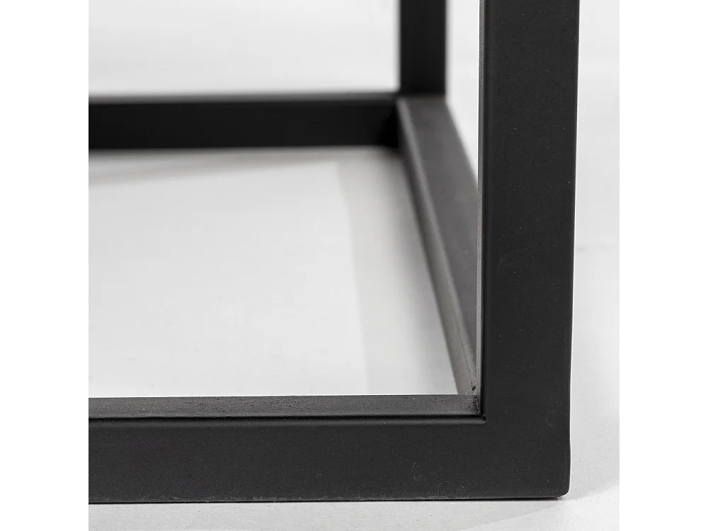 Guuji - Armoire à vin en bois et cannage H100cm - Couleur - Naturel / noir