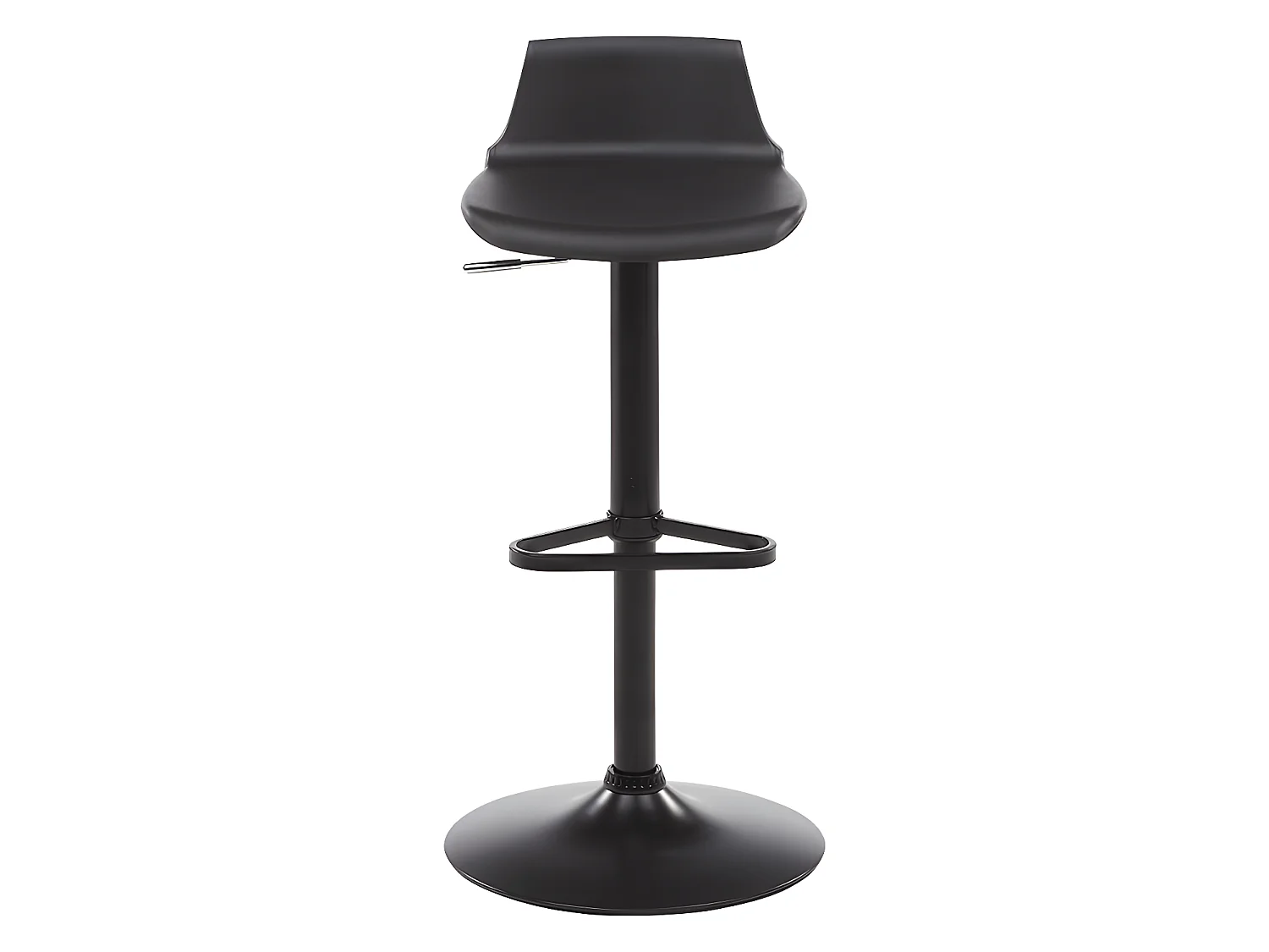 Set van 2 barkrukken CALAS - Polypropyleen - Zwart