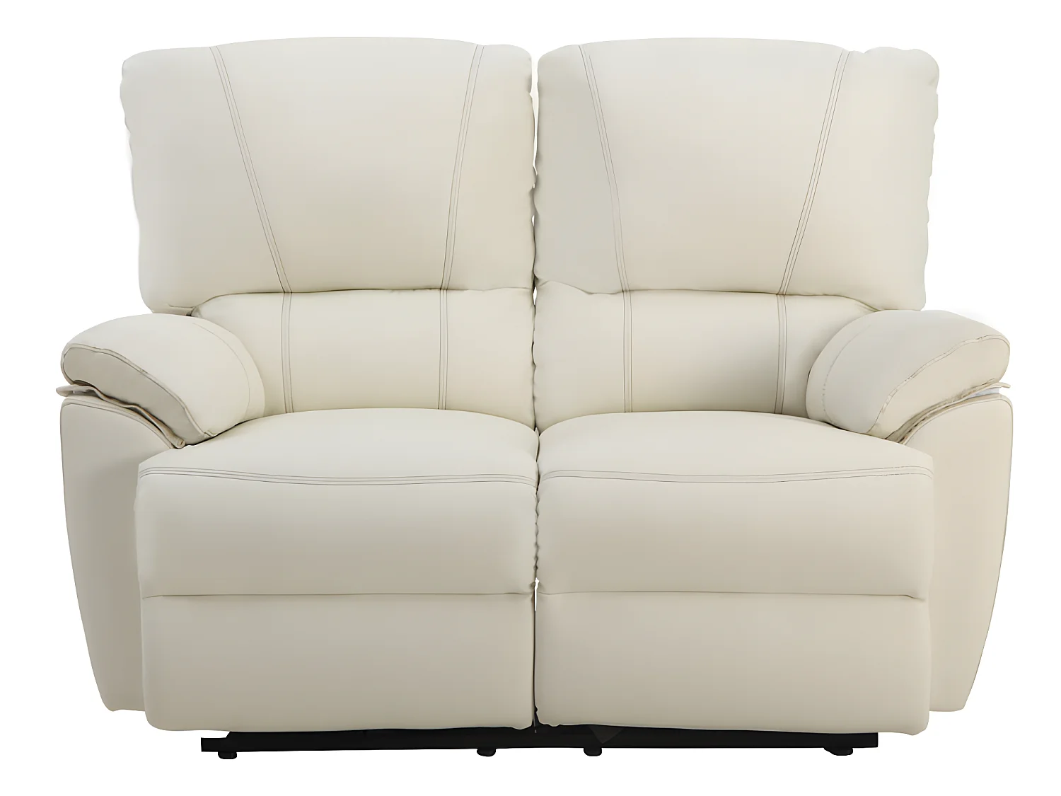 Relaxsofa 3-Sitzer & 2-Sitzer und Sessel elektrisch - Leder - Elfenbeinfarben - MARCIS