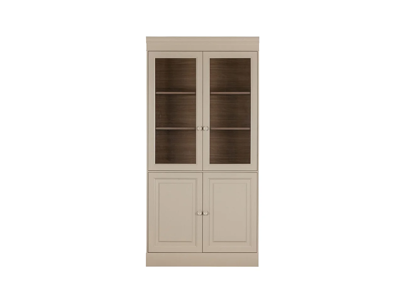Chow  - Vaisselier 4 portes en bois - Beige
