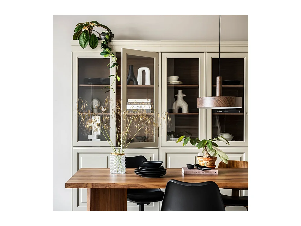 Chow  - Vaisselier 4 portes en bois - Beige