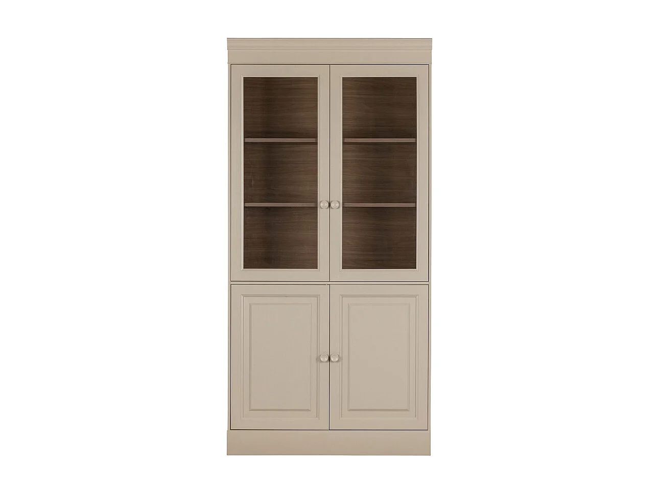 Chow  - Vaisselier 4 portes en bois - Beige