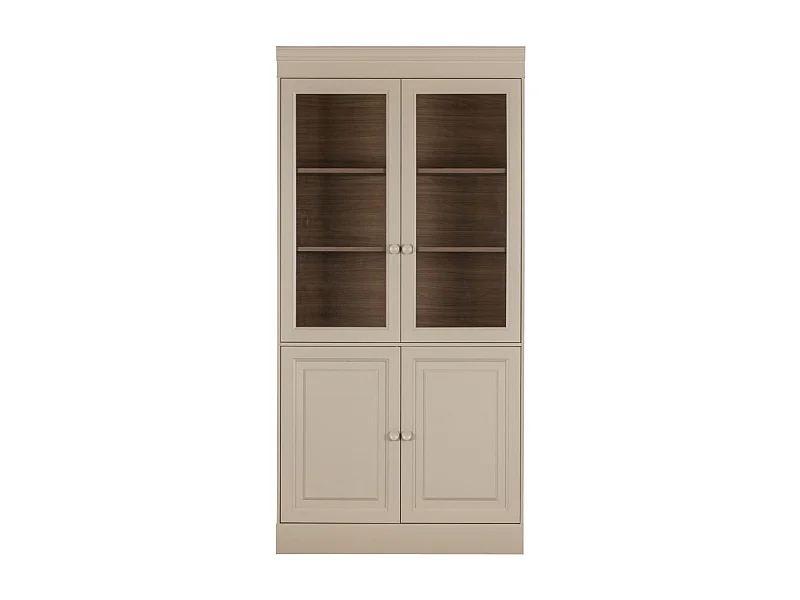 Chow  - Vaisselier 4 portes en bois - Beige