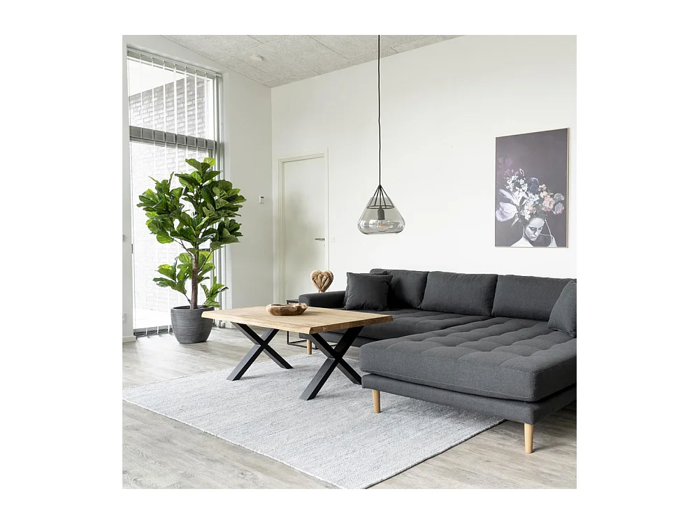 Fiddle Leaf Tree - Plante artificielle H190 cm : Couleur - Vert
