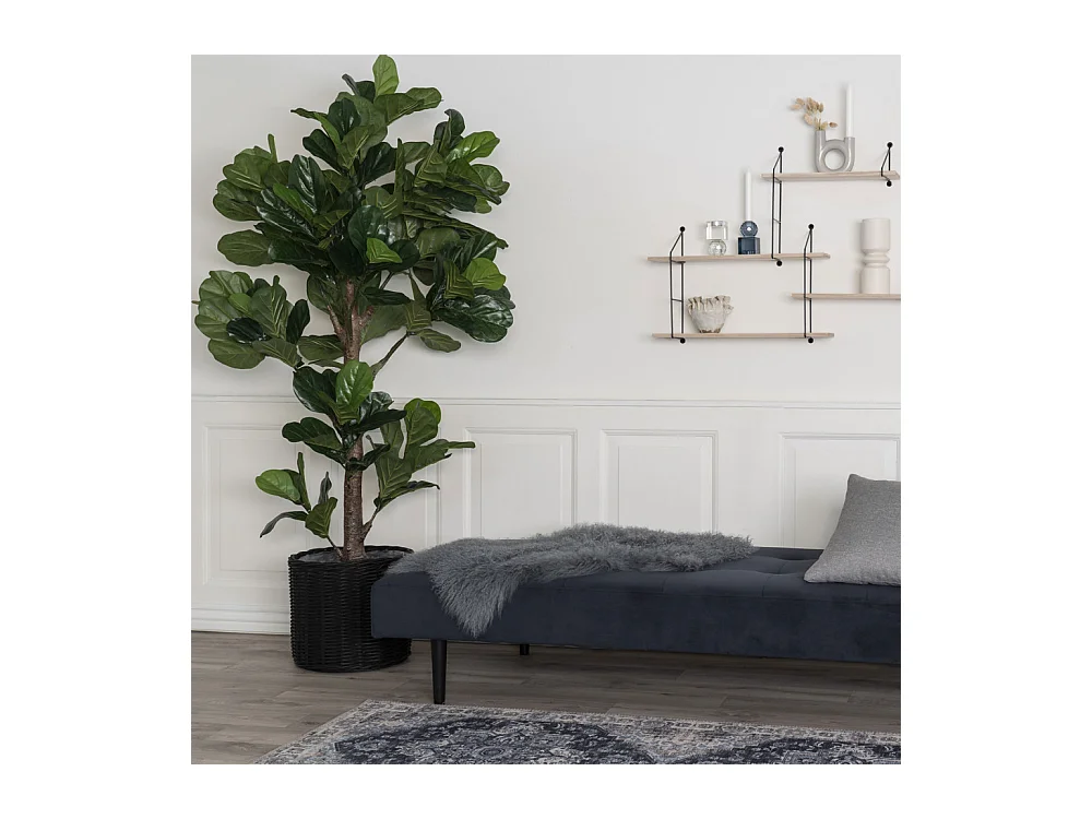 Fiddle Leaf Tree - Plante artificielle H190 cm : Couleur - Vert