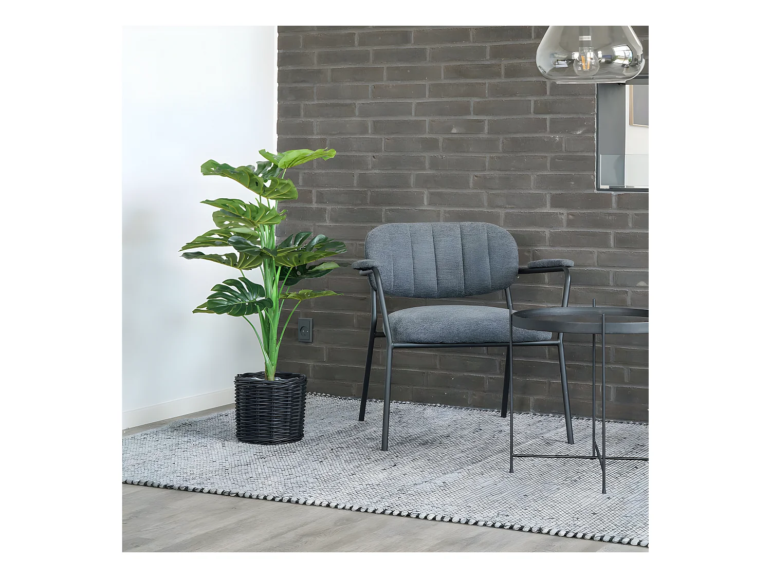 Monstera deliciosa artificial 90 cm