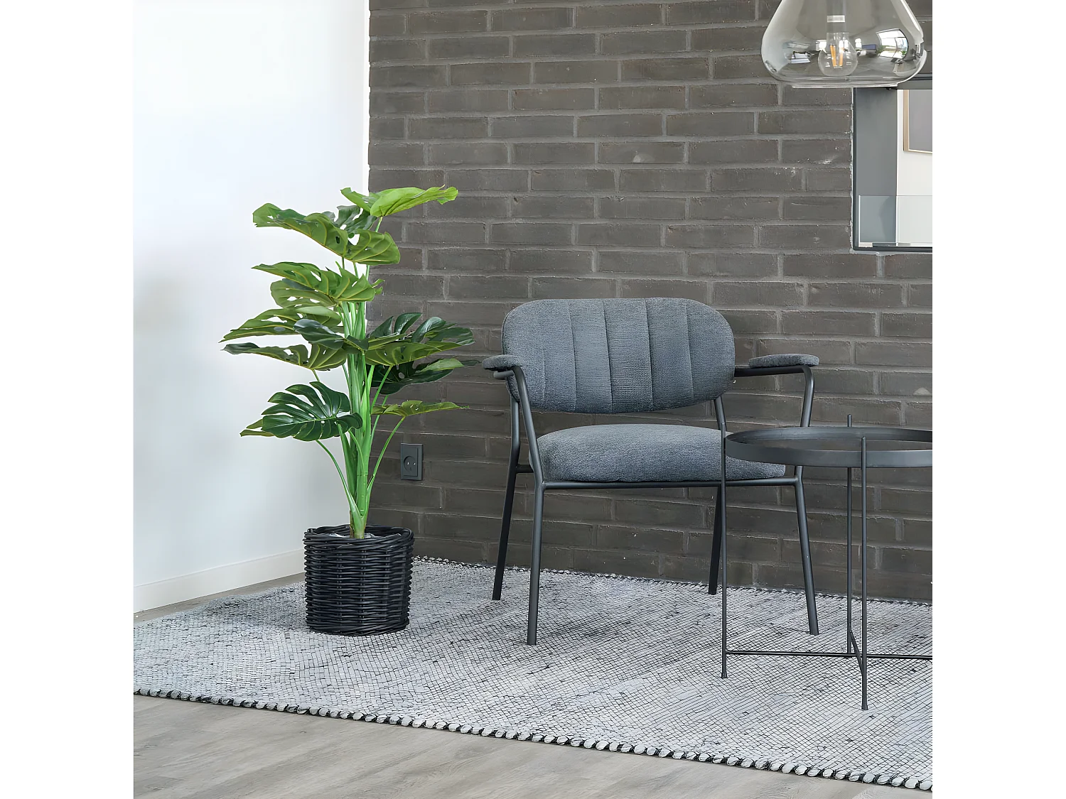 Monstera deliciosa artificial 90 cm