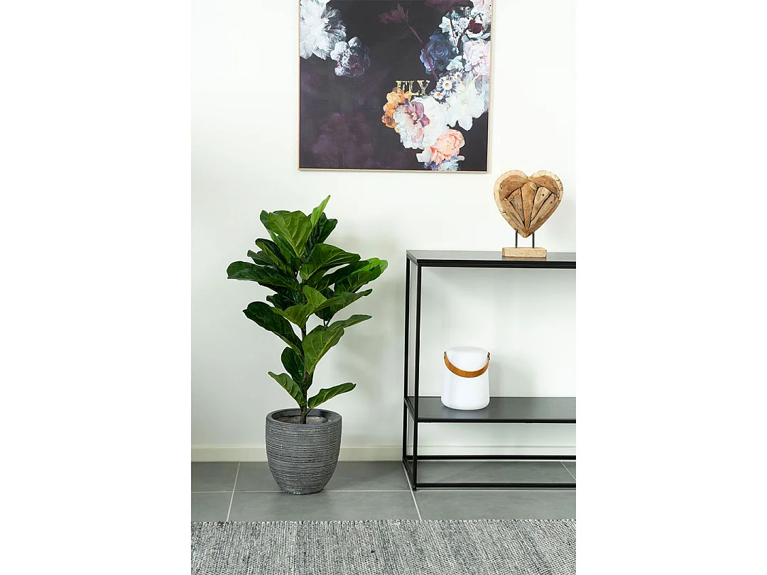 Violinfigen plante artificielle H100 cm verte.