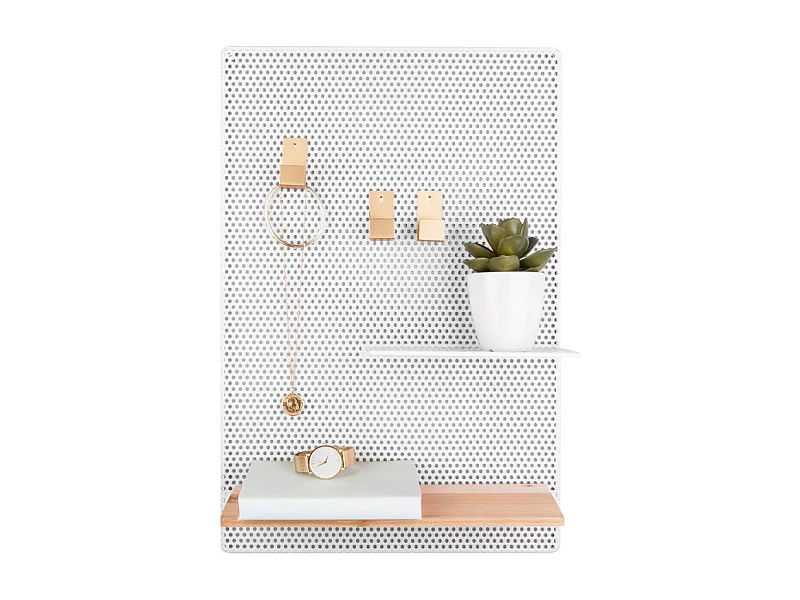 Tableau mémo Perky Mesh Blanc  Present Time