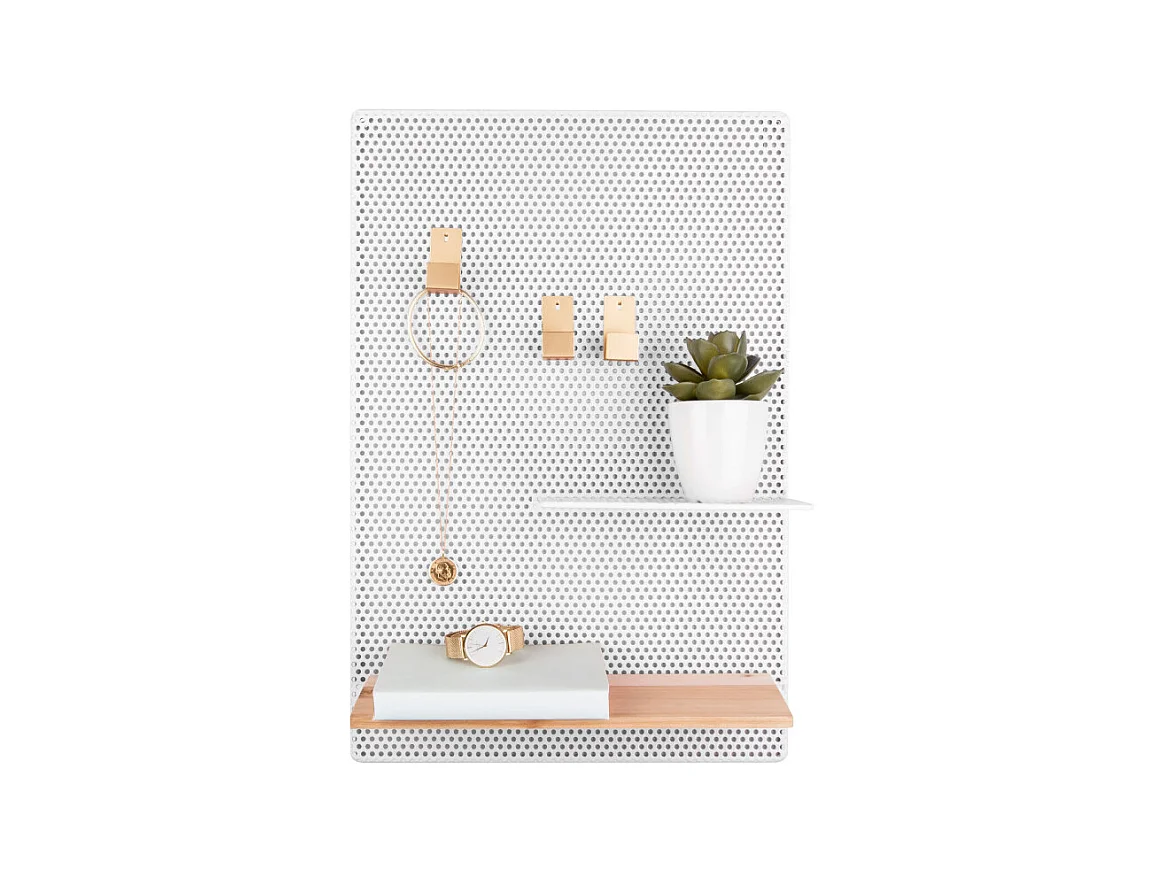 Tableau mémo Perky Mesh Blanc  Present Time