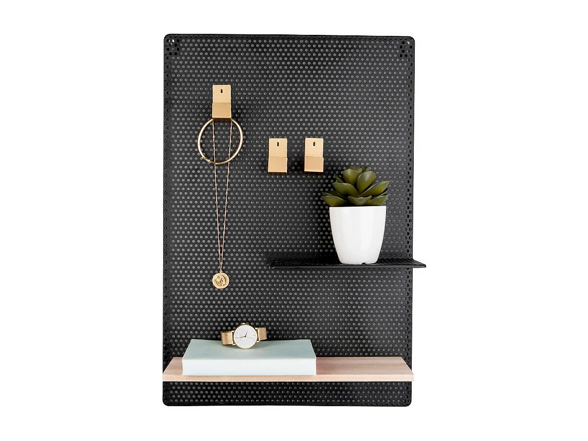 Memotafel mit Bretter aus Metall "Perky"