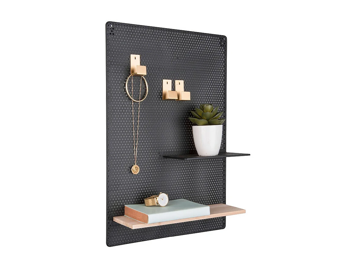 Memotafel mit Bretter aus Metall "Perky"