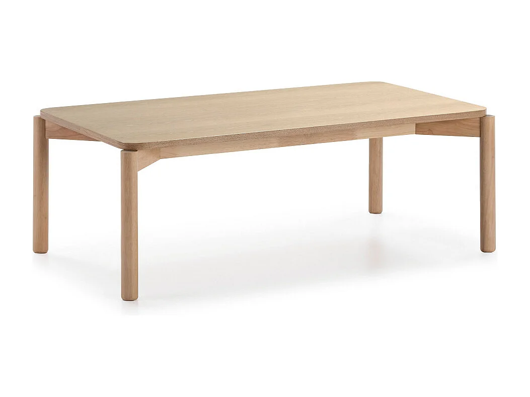 Tafel laag in natuurlijk hout 110x60 h40 cm
