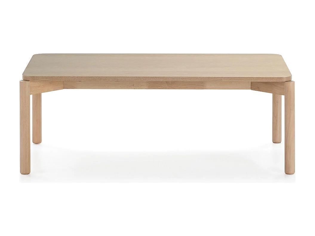 Tavolino basso legno naturale 110x60 h40 cm