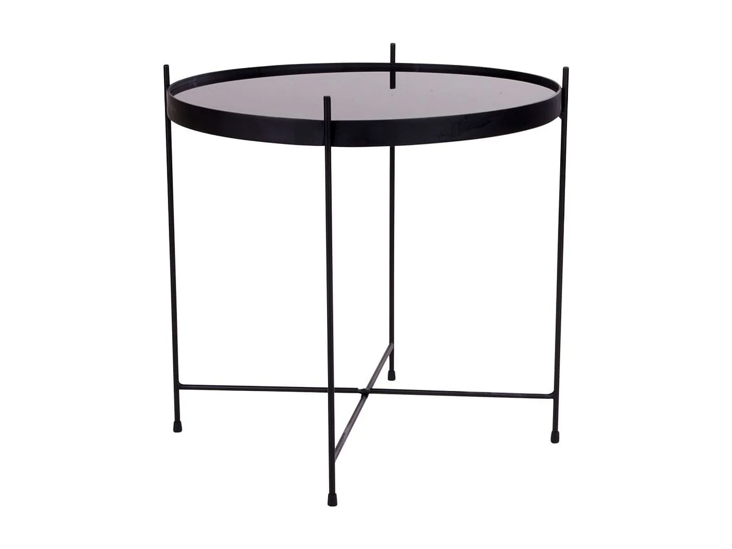 Table basse Scarlett 48x48 cm Noir