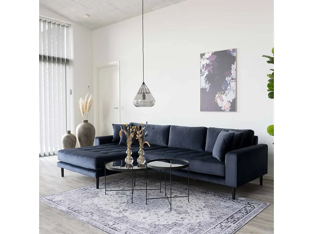 Table basse Scarlett 48x48 cm Noir