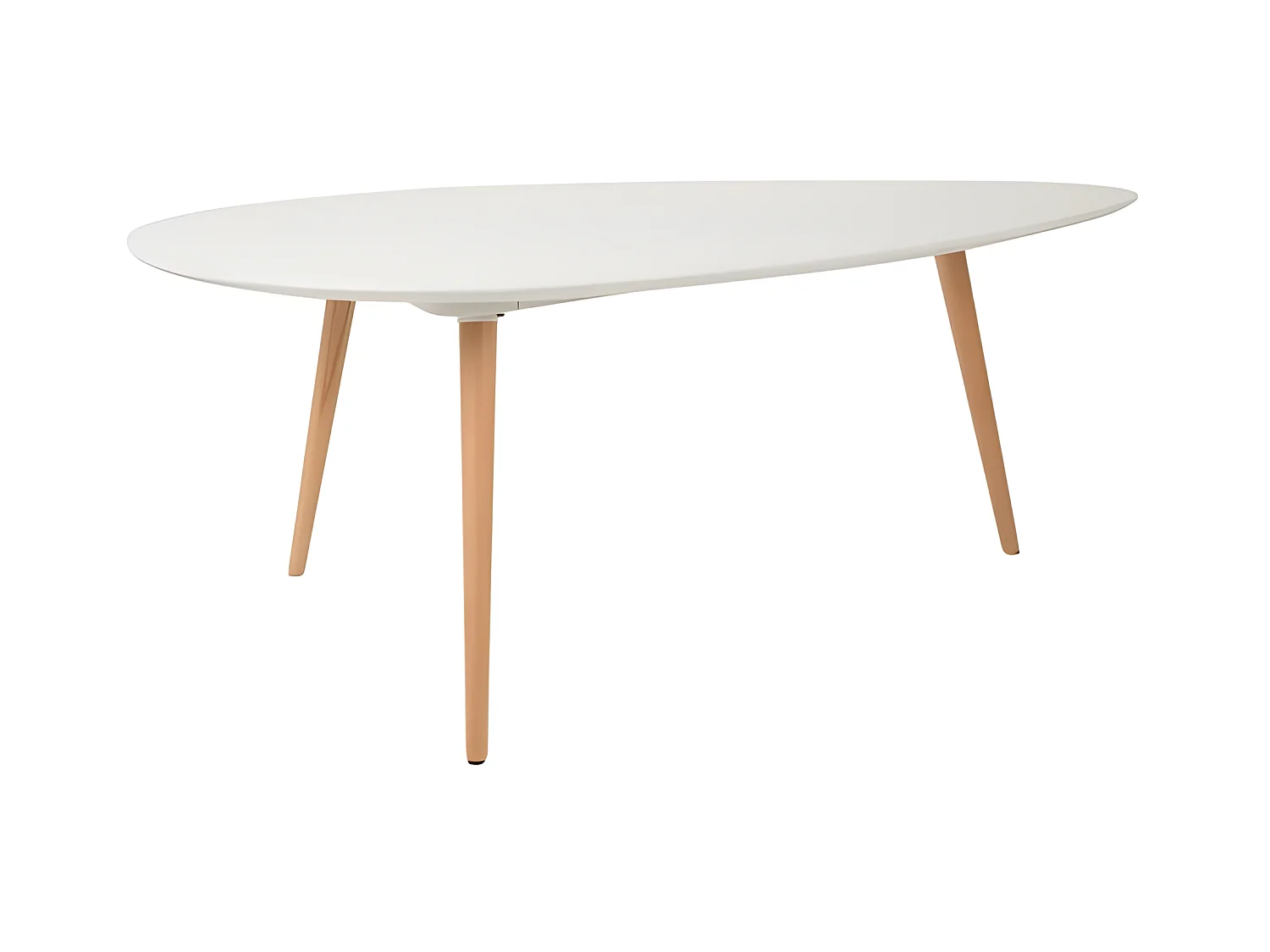 Drop - 2 tables basses laquées - Couleur - Blanc