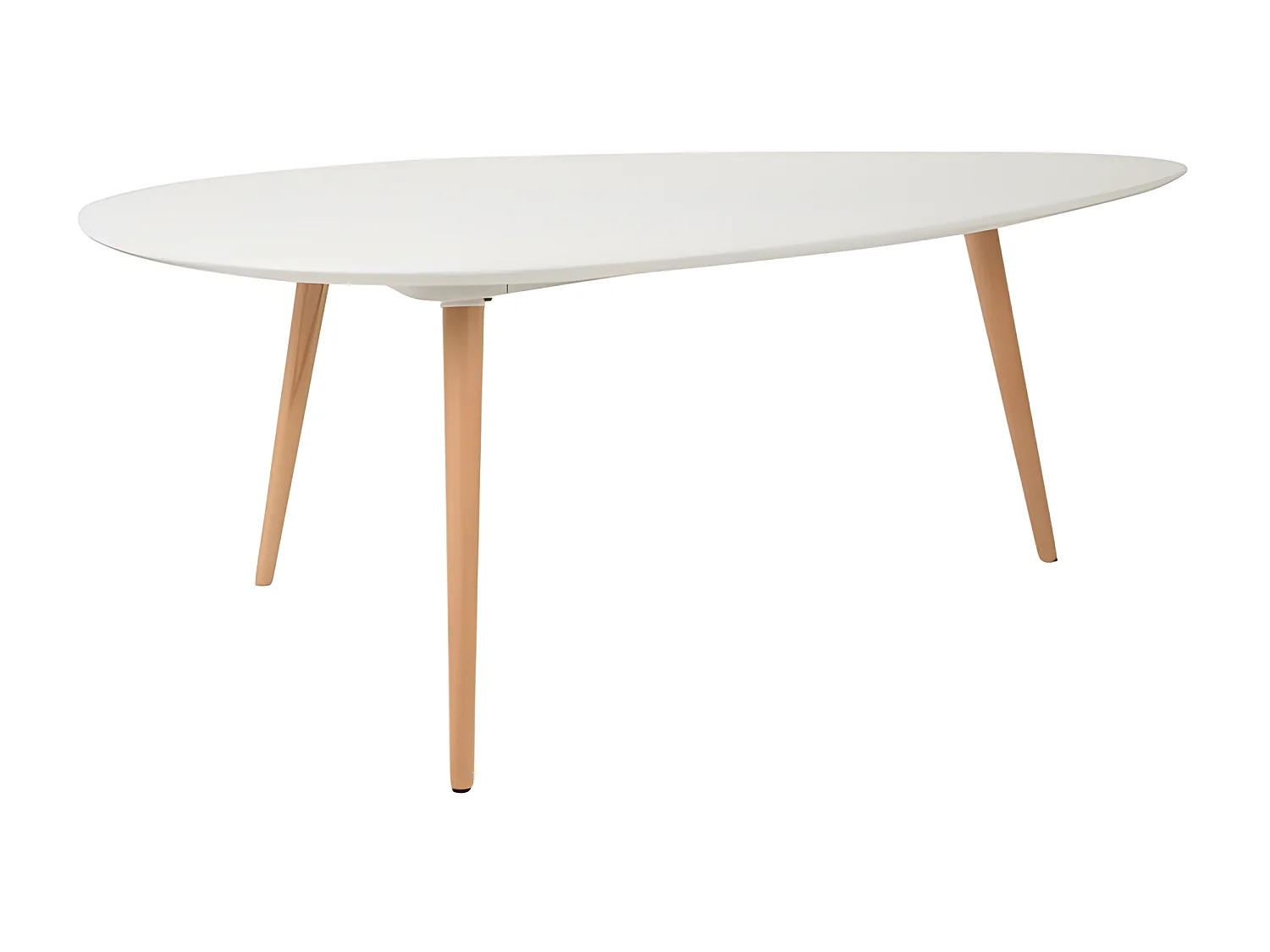 Drop - 2 tables basses laquées - Couleur - Blanc