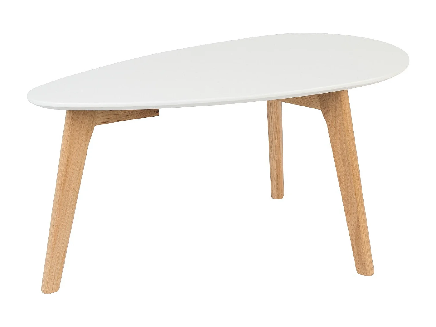 Drop - 2 tables basses laquées - Couleur - Blanc