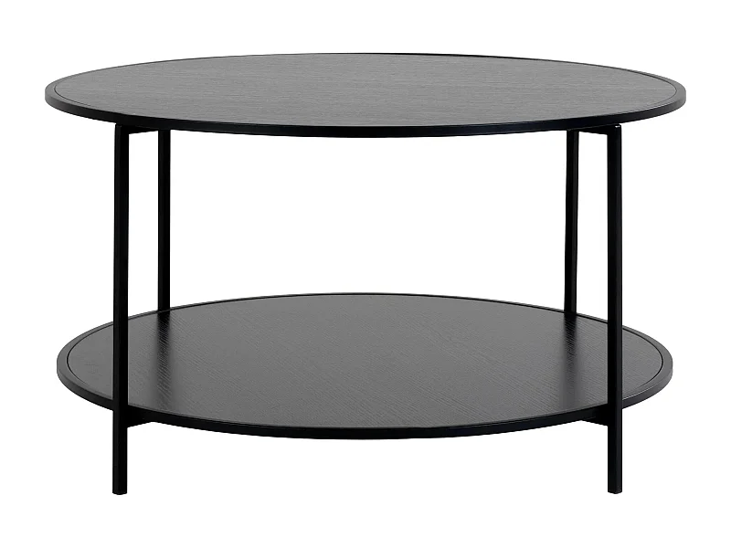 Vita Couchtisch Ablage 1 schwarz.