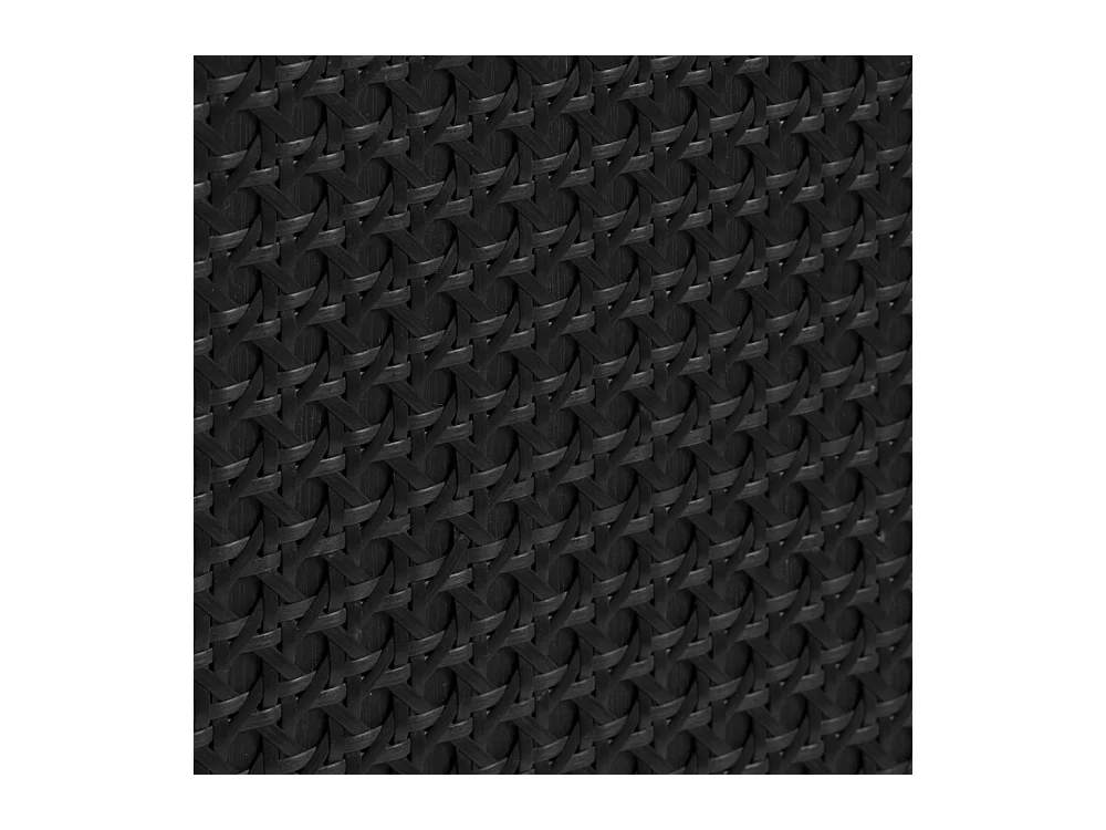 Rinto - Table basse 2 tiroirs en bois et métal - Noir
