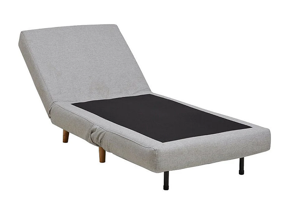 Adron - Fauteuil convertible lit 1 place - Gris clair