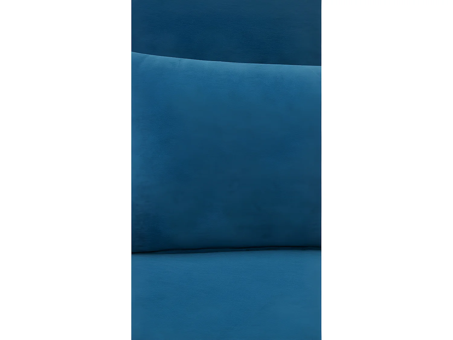 Joe Harper - Fauteuil convertible en velours : Couleur - Bleu foncé